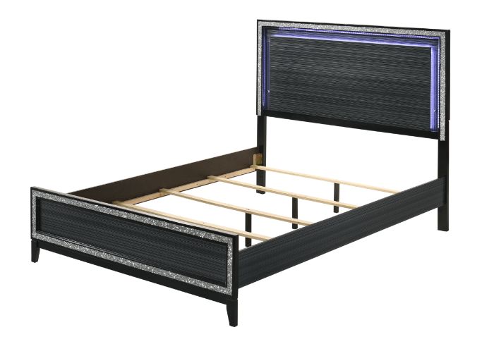 Queen Bed w/LED
