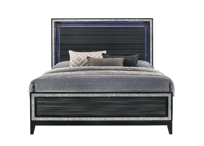 Queen Bed w/LED