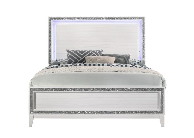 Eastern King Bed w/LED