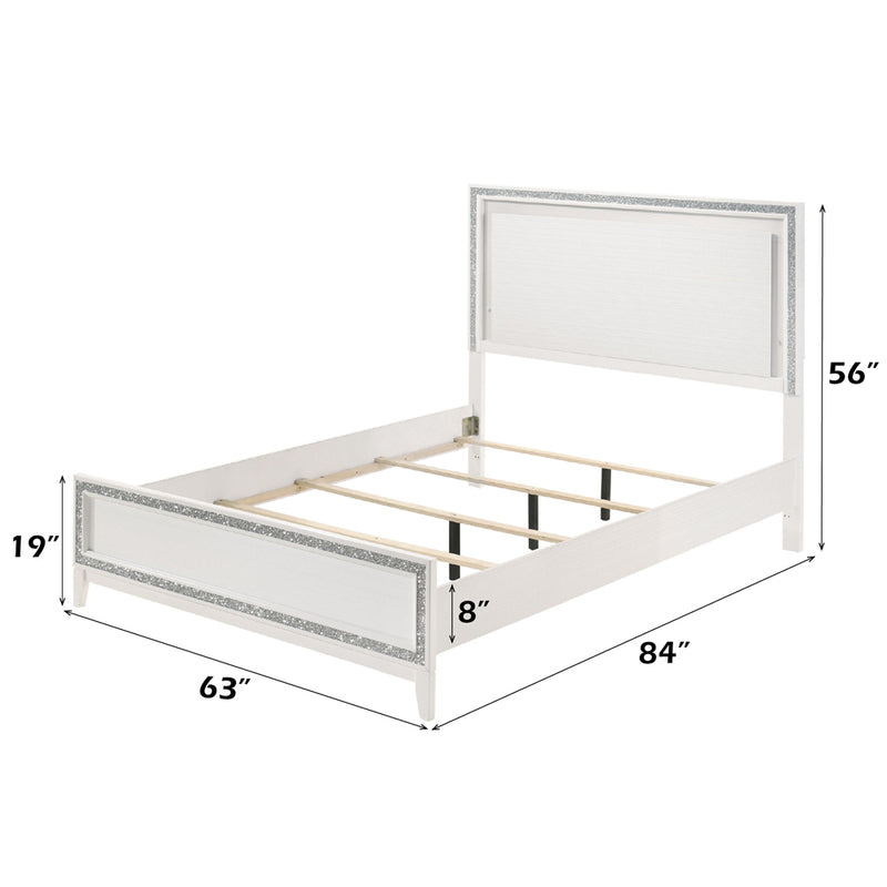 Queen Bed w/LED