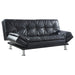 Dilleston Tufted Back Upholstered Sofa Bed Black image