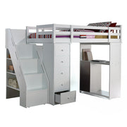 Twin Loft Bed w/Storage