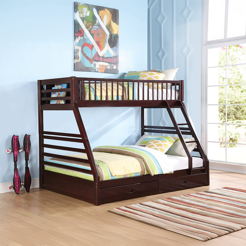Bunk Bed (T XL/Q) w/2 Drawers