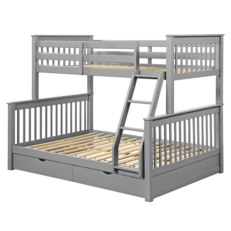 Bunk Bed (T/F) w/2 Drawers