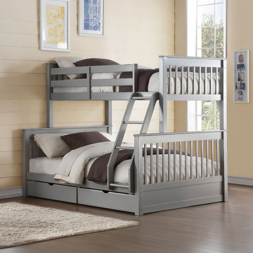 Bunk Bed (T/F) w/2 Drawers