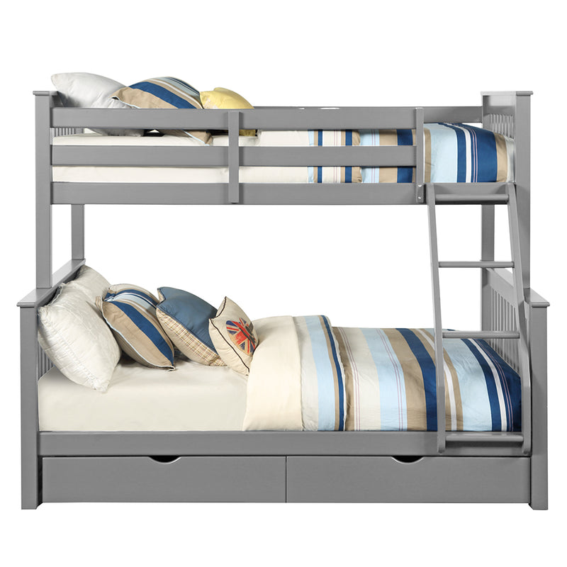 Bunk Bed (T/F) w/2 Drawers