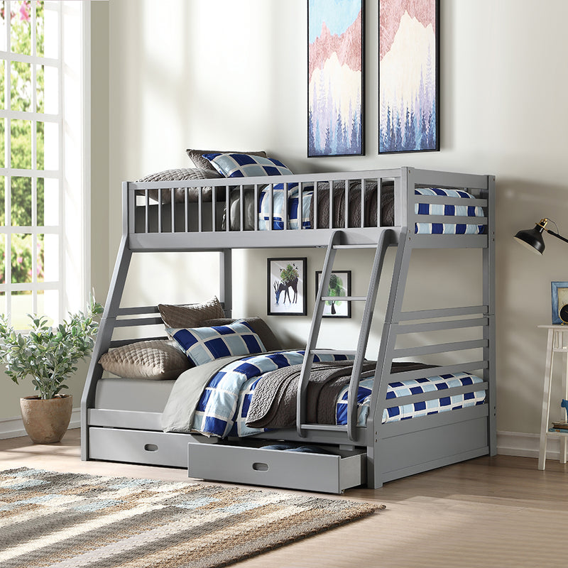 Bunk Bed (T/F) w/2 Drawers