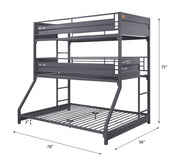 Triple Bunk Bed (T/T/F)