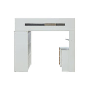 Twin Loft Bed w/Desk & Wardrobe