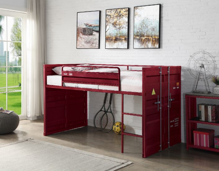Twin Loft Bed w/Slide
