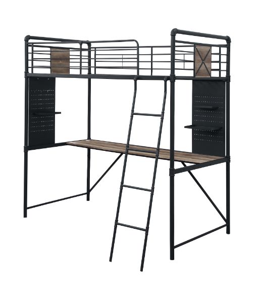 Twin Loft Bed w/Desk