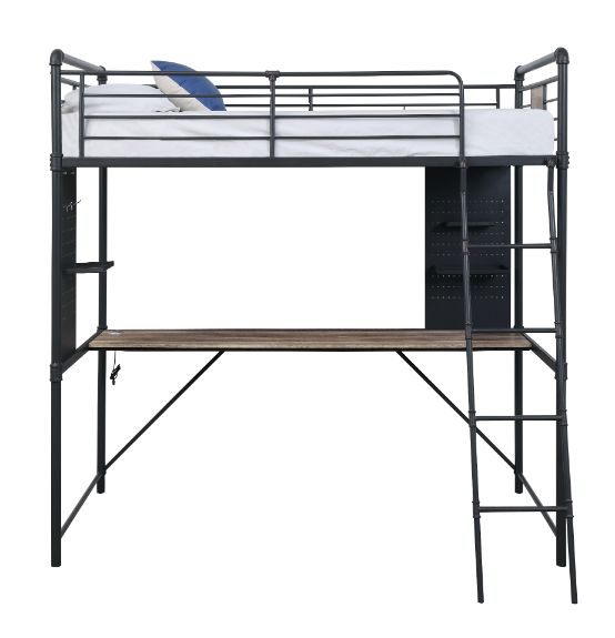 Twin Loft Bed w/Desk
