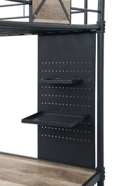 Twin Loft Bed w/Desk