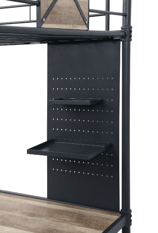 Twin Loft Bed w/Desk