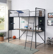 Twin Loft Bed w/Desk