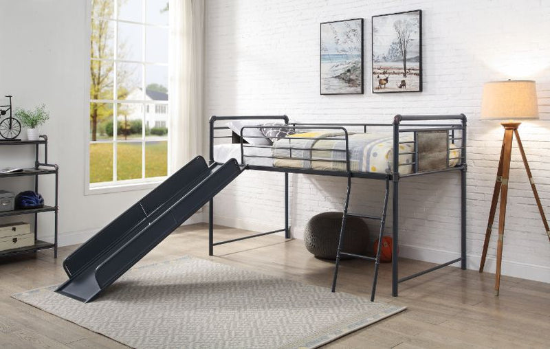 Twin Loft Bed w/Slide