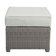 Patio Sofa w/2 Pillows & Ottoman