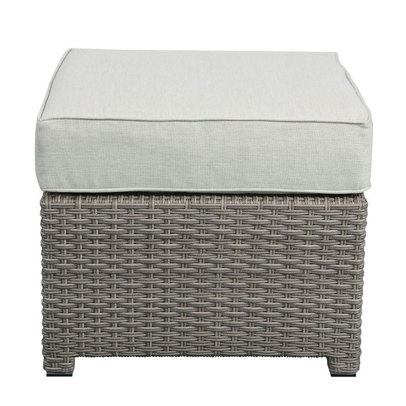 Patio Sofa w/2 Pillows & Ottoman
