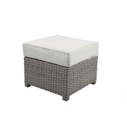 Patio Sofa w/2 Pillows & Ottoman