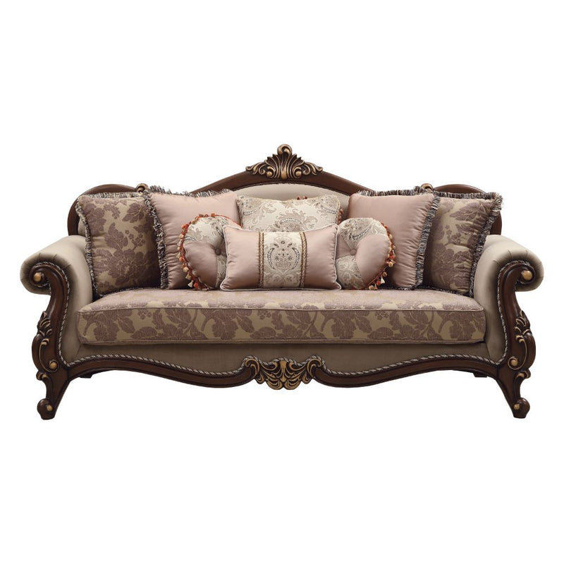 Sofa w/8 Pillows