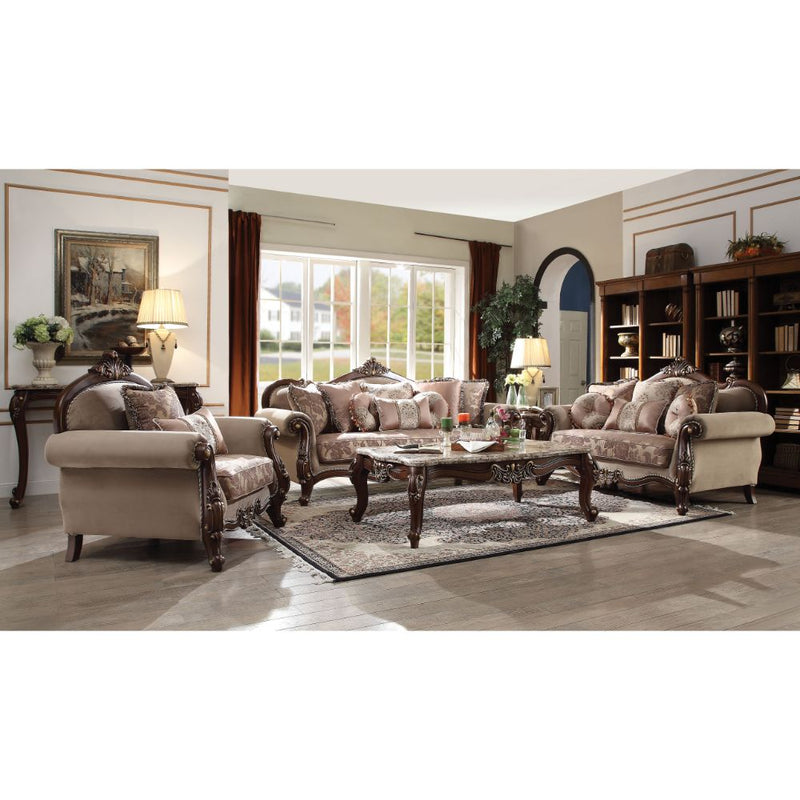 Sofa w/8 Pillows