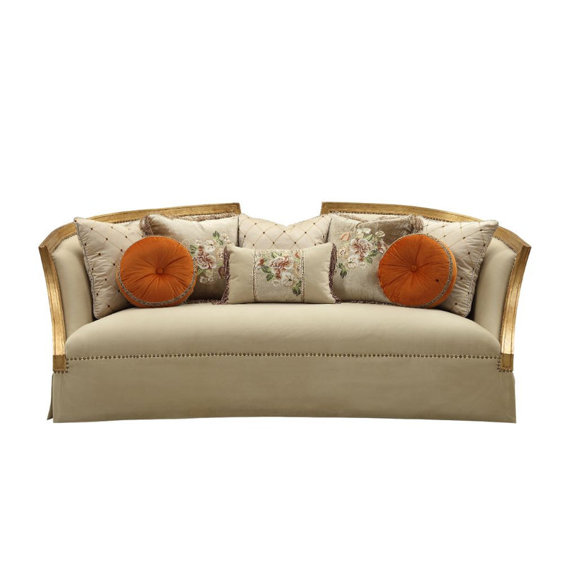 Sofa w/8 Pillows