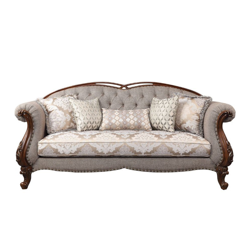 Sofa w/5 Pillows
