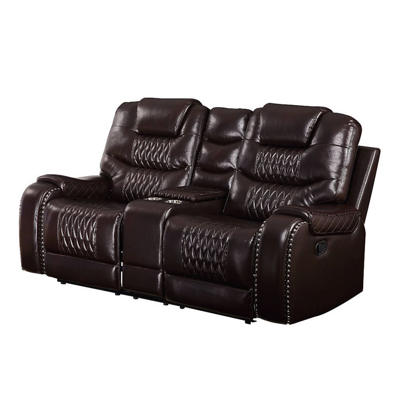 Motion Loveseat w/Console