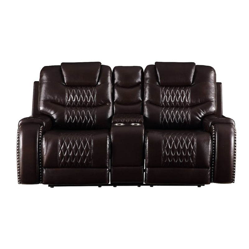 Motion Loveseat w/Console
