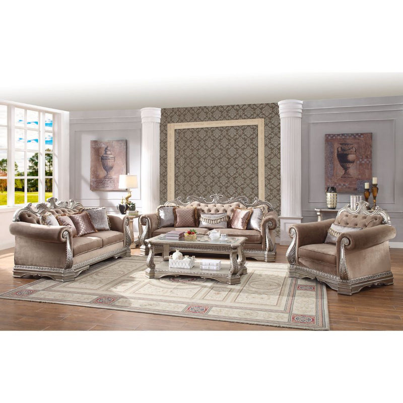 Sofa w/5 Pillows