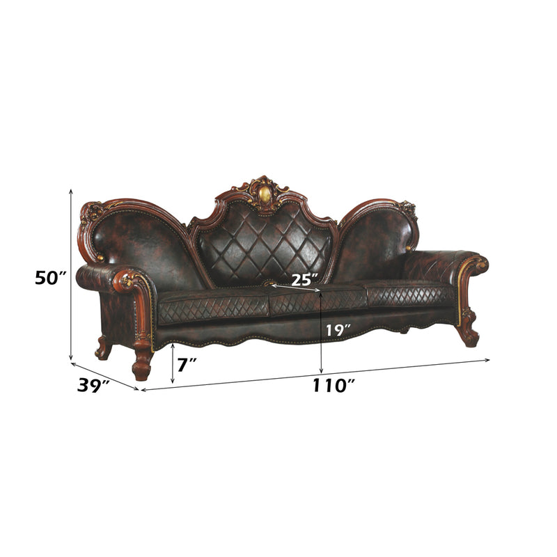 Oversized Sofa w/5 Pillows