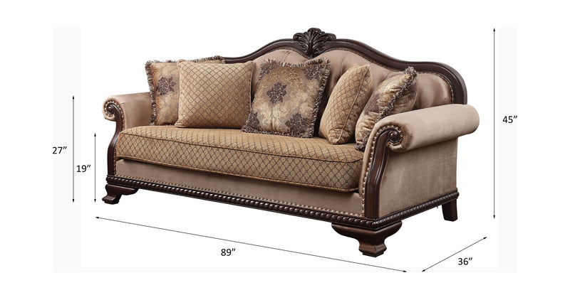 Sofa w/5 Pillows(Same LV01588)