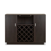 Server w/Wine Rack & Cup Holder