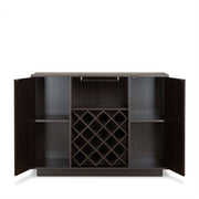 Server w/Wine Rack & Cup Holder