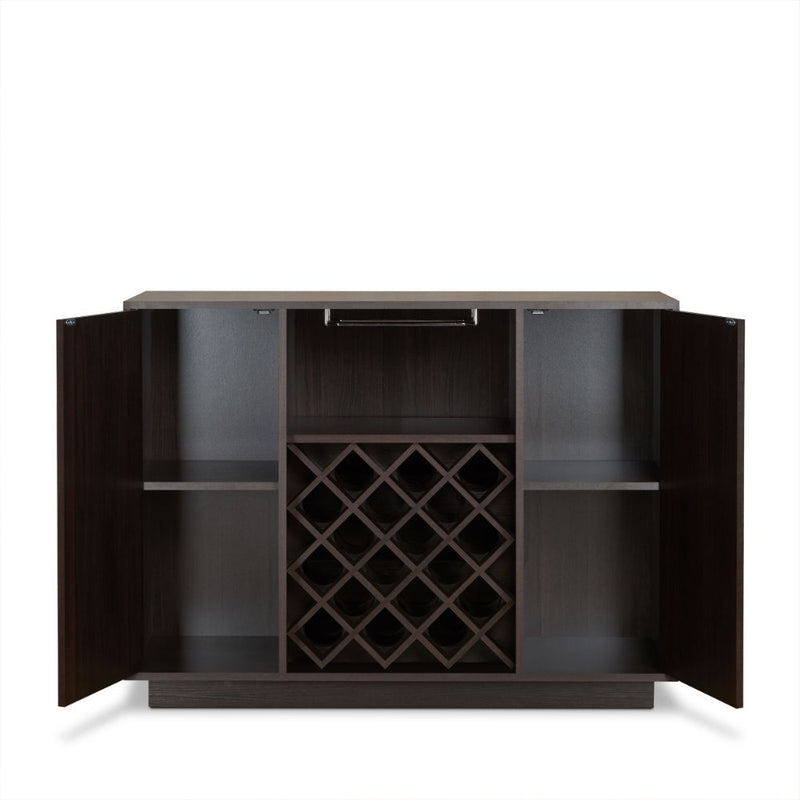 Server w/Wine Rack & Cup Holder
