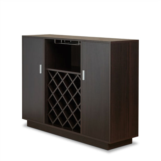 Server w/Wine Rack & Cup Holder