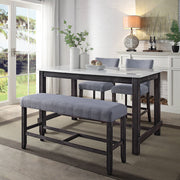 Counter Height Table w/Natrual Marble Top