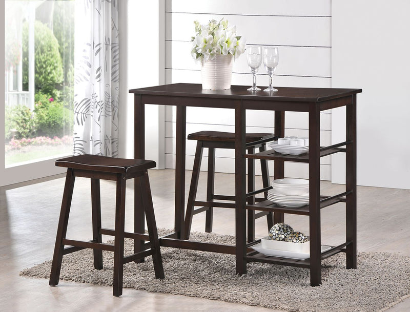 3Pc Counter Height Set