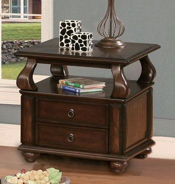 Acme Amado End Table in Espresso 80012