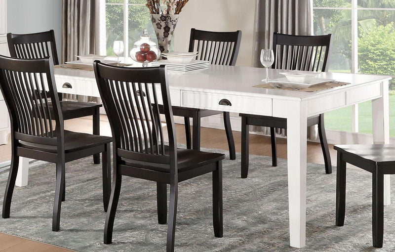 Acme Furniture Renske Rectangular Dining Table in Antique White 71850
