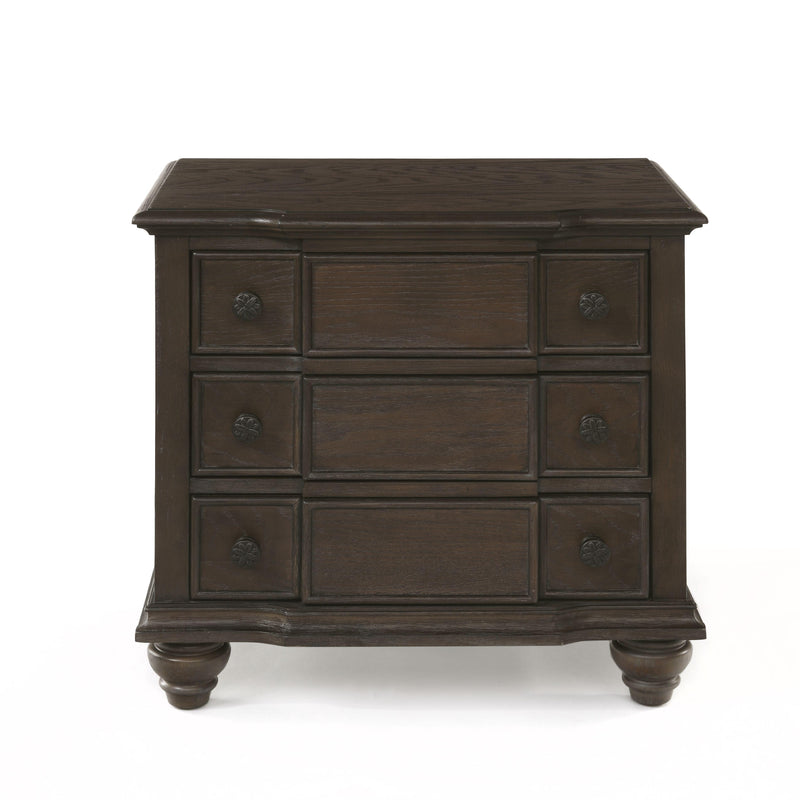 Baudouin Weathered Oak Nightstand