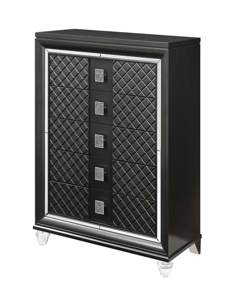 Sawyer Metallic Gray Chest