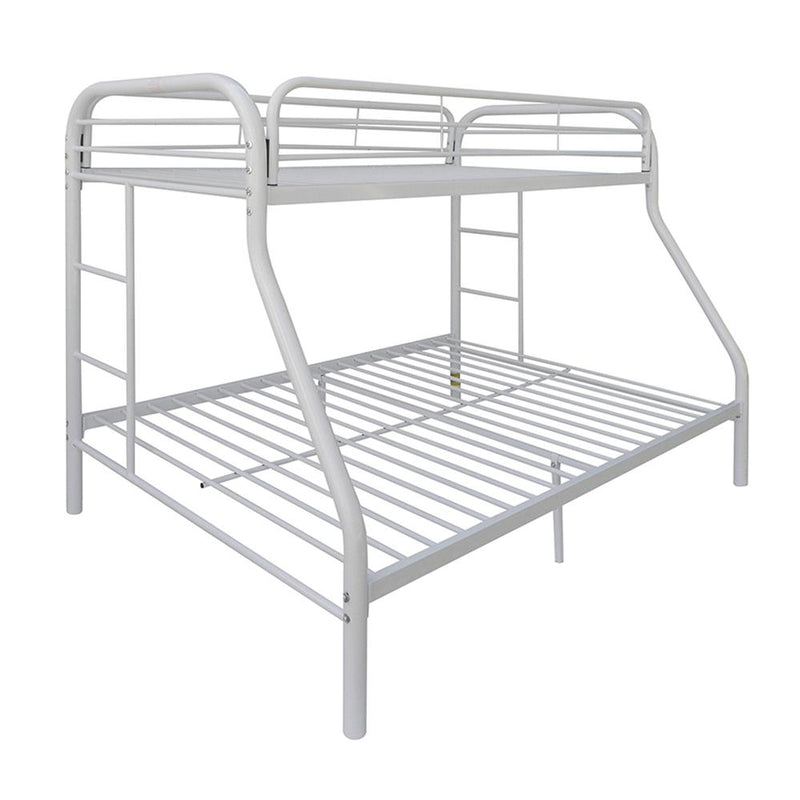 Tritan White Bunk Bed (Twin/Full)
