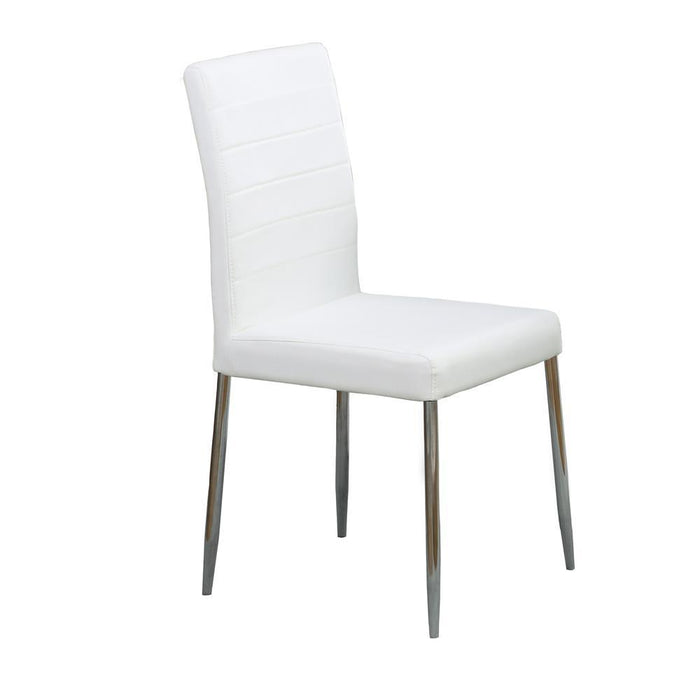 Maston Upholstered Dining Chairs White (Set of 4)