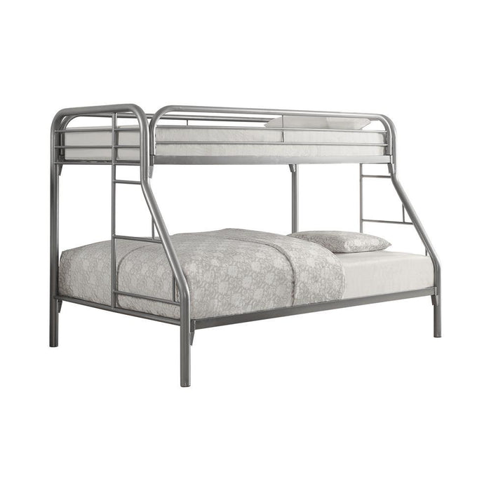 Morgan Twin Over Full Bunk Bed Silver