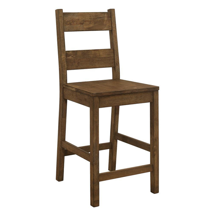 Coleman Counter Height Stools Rustic Golden Brown (Set of 2)