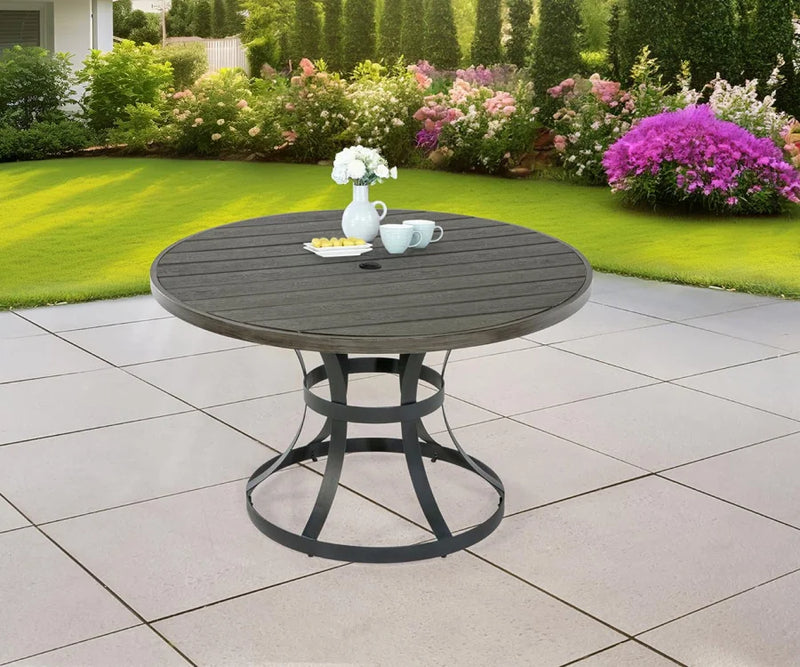 Alfresco Round Outdoor Patio Dining Table