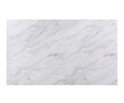 Bianca Faux White Marble Dining Table - Detail View