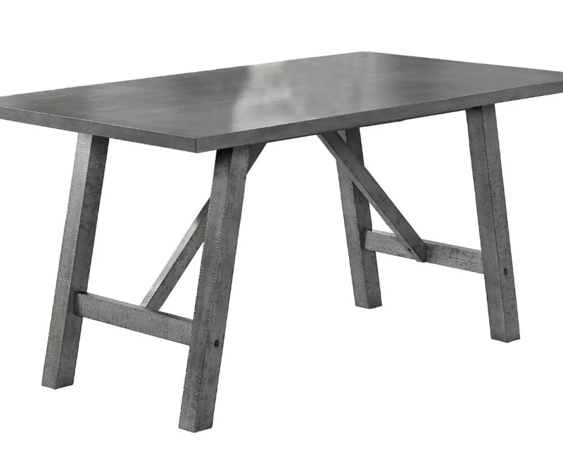 Ashwood Rustic Gray Dining Table - Detail View