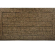 Woodland Rustic Oak Veneer Dining Table - Detail View
